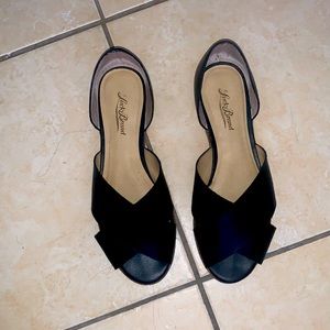 Lucky Brand Black leather sandals